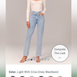 Abercrombie 90’s Straight Jean